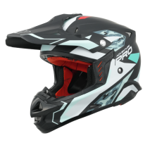 CAPACETE MY HELMET OFFROAD MX-289 PRETO/BRANCO/AZU