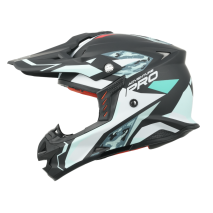 CAPACETE MY HELMET OFFROAD MX-289 PRETO/BRANCO/AZU