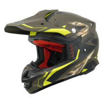 CAPACETE MY HELMET OFFROAD MX-289 VERDE/AMARELO