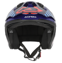 CAPACETE ACERBIS JET ARIA EVO GRAPHIC BRC/AZUL/VRM