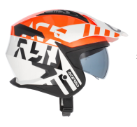 CAPACETE ACERBIS JET ARIA EVO GRAPHIC BRC/AZUL/VRM