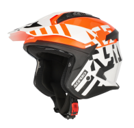CAPACETE ACERBIS JET ARIA EVO GRAPHIC BRC/AZUL/VRM