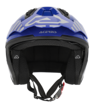 CAPACETE ACERBIS JET ARIA EVO GRAPHIC PRT/AZL