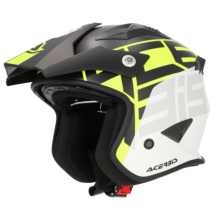CAPACETE ACERBIS JET ARIA GRAPHIC 2206 PRT/FLUOR
