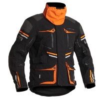 CASACO TÊXTIL LINDSTRANDS SUNNE PRETO/LARANJA