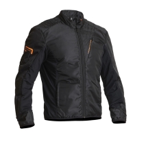 CASACO TÊXTIL LINDSTRANDS SUNNE PRETO/LARANJA