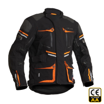 CASACO TÊXTIL LINDSTRANDS SUNNE PRETO/LARANJA