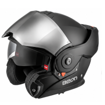 CAPACETE BEON B-709 MIRAGE MODULAR SOLID PRETO MAT