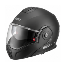 CAPACETE BEON B-709 MIRAGE MODULAR SOLID PRETO MAT