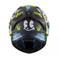 CAPACETE MT STINGER 2 ROCKET VRD /AZUL MATE