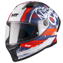 CAPACETE MT STINGER 2 ROCKET VRM/AZUL/BRC MATE