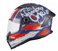 CAPACETE MT STINGER 2 ROCKET VRM/AZUL/BRC MATE
