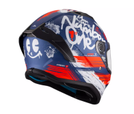 CAPACETE MT STINGER 2 ROCKET VRM/AZUL/BRC MATE