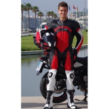 Traje de cuero de una sola pieza Protecciones de t