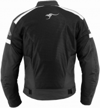 Casaco motard Verão Perfurado HERMES BRANCO