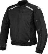 Casaco motard Verão Perfurado APOLO PRETO