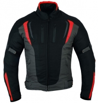 DERBI ROJO Chaqueta biker unisex Cordura 