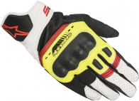 GUANTES ALPINESTARS SP-5 FLUOR/BRC/VRM DE PIEL