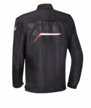 Blusão motard IXON SLASH LIGHT PRT/BRC/VERM