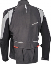 CHAQUETA MOTOR IXON BALDER NEGRO/GRIS/ROJO